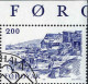 Feroe Poste Obl Yv: 53/56 Le Vieux Torshaven Ingalvur Av Reyni Bord De Feuille (TB Cachet Rond) - Faroe Islands
