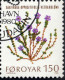 Feroe Poste Obl Yv: 42/46 Plantes Sauvages (TB Cachet Rond) (Thème) - Faroe Islands