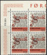 Feroe Poste N** Yv: 59/63 Ecrits Historiques Des Îles Féroé Coin D.feuille X4 - Färöer Inseln