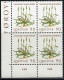 Feroe Poste N** Yv: 42/46 Plantes Sauvages Coin D.feuille X4 - Isole Faroer