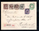 1892 ,25 C.(1884 ) Rare Mixte 35 C.( 1891) Et 1,2 C.oblit. Claire , Lettre Recom. Pour Allemagne, Au Tarif !, Rare '#225 - 1884-1891 Leopold II.