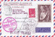 RARE  AFFRANCHISSEMENT  25 EME   ANNIVERSAIRE  VOL  T.W.A.  PARIS  -  NEW YORK  -  RETOUR INCONNU A L'ADRESSE... - Commemorative Postmarks