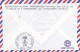 RARE  AFFRANCHISSEMENT  25 EME   ANNIVERSAIRE  VOL  T.W.A.  PARIS  -  NEW YORK  -  RETOUR INCONNU A L'ADRESSE... - Commemorative Postmarks