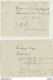 02) LAVERGNY - LAGER B. LAON : 2 Photos Originales (8 Cm X 11 Cm) - Camp Allemand (1917) Scan Recto/verso - Other & Unclassified