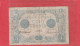 5 ANCIENS FRANCS BLEU .   SIGNE DU ZODIAQUE  =  SCORPION  =  OCTOBRE  . DECHIRURE DE 3 Cms BORD BAS  .  2 SCANNES - 5 F 1912-1917 ''Bleu''