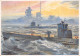 Guerre 1939-45  -  Carte Allemande  -  Militaires, Bateaux, Marine, Sous-Marin    -  Illustrateur En 1939  - - War 1939-45