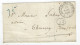 Cachet De Paris Chambre Des Députés Sur Lettre Pour THENEZAY 1840 - Au Dos CAD De Parthenay - Andere & Zonder Classificatie