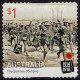 AUSTRALIA 2016 $1 Multicoloured, 100th Anniv Of World War I-The Somme Offensive Self Adhesive FU - Gebraucht