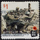 AUSTRALIA 2016 $1 Multicoloured, 100th Anniv Of World War I-Arrival On The Western Front Self Adhesive FU - Used Stamps