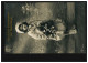 Foto-Ansichtskarte Namenstag Mädchen Mit Umhang Und Blumen, LAUFEN/Oby 26.7.1908 - Otros & Sin Clasificación