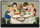 Ansichtskarte Namenstag Kinder Am Tisch Beim Kuchenessen, NEUSTADT W.P. 10.9.31 - Autres & Non Classés