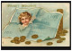 Prägekarte Neujahr Geldschein Und Münzen, GRAFING 27.12.1906 - Autres & Non Classés