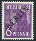 2x Schwarzaufdruck 6 Pf. - Dickes Papier X, Postfrisch ** Geprüft Schlegel BPP - Errors & Oddities