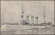 Ansichtskarte S.M.S Leipzig - Vor Ausreise Nach Ostasien, KIEL 13.8.1906 - Andere & Zonder Classificatie