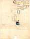 Courrier Facture An 1863 INDIGOS épicerie Peinture HUGON MORLET  à BESANCON 25 Doubs Pour SANTET à PONTARLIER - 1863-1870 Napoléon III. Laure