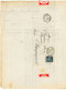 Courrier Facture An 1890 Banque S. WOLFF à BESANCON 25 Doubs Pour Banquier Cousin à CHAMPAGNOLE 39 JURA - 1876-1898 Sage (Type II)