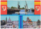 Postkarte Greifswald -Wiecker Brücke, Rathaus Usw., Farbig, 1965 Anlässlich 90 Geburtstag Albert Schweitzer Mi.-Nr.1064 - Greifswald