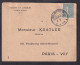 Lettre Aff 15c Semeuse Obl. Willgottheim (Unter Els) 04.03.1919 - Covers & Documents