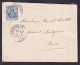 Lettre Aff 20 Pf Germania Obl Willgottheim 03.02.1905 Pour Paris - Storia Postale