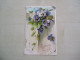 Carte Postale Ancienne En Relief JMA PENSEE VOUS SUIT Pensées - Flowers