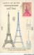 AS#BFP2-75-0862 - PARIS - Cinquantenaire De La Tour Eiffel En 1939 - CARTE MAXIMUM - Eiffeltoren