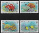 TUVALU - FAUNE AQUATIQUE - N° 400 A 403 ET BF 64 - NEUF** MNH - Vie Marine