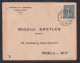 Lettre Aff 15c Semeuse Obl. Litzinge (Lothr) 09.03.1919 Au Verso Cachet Mairie De Juvelize + Arrivée - Briefe U. Dokumente