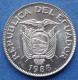 ECUADOR - 1 Sucre 1988 KM# 89 Decimal Coinage (1872-1999) - Edelweiss Coins - Ecuador