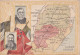 Boer War Kruger Joubert Transvaal Orange And Natal Map Advert For Société Générale Insurance - Afrique Du Sud