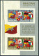Bhutan 31-33,33a Imperf.MNH.Michel 40B-42B,Bl.2B. Flags/World At Half-mast.1964. - Bhoutan