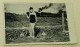 A Pretty Girl By The Fence As A Steam Locomotive Passes Behind - Anonyme Personen