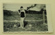 A Pretty Girl By The Fence As A Steam Locomotive Passes Behind - Personnes Anonymes