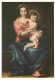 Art - Peinture Religieuse - Murillo - La Vergine Col Figlio - CPM - Voir Scans Recto-Verso - Quadri, Vetrate E Statue