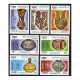 Cambodia 1159-1166,MNH. Mi 1237-1243,Bl.184. ESPAMER-1991.Pre-Columbian Pottery. - Cambogia