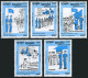 Cambodia 1284-1288,1289,MNH.Michel 1360-1364,Bl.198. UNTAC-Pacification Program - Cambodge