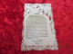 Holy Card Lace,kanten Prentje, Santino, Edit Maison Basset Nr 315 - Devotion Images