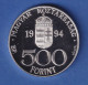 Ungarn 1994 Silbermünze Ungarn In Der EU 500 Forint 31,46g Ag925 PP - Hongarije