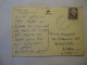 TURKEY  POSTCARDS   BENIZLI 1972 FALLS  STAMPS - Turkey