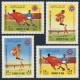 Iraq 473-476,476a Sheet, MNH. Mi 530-533, Bl.12. Military Soccer League, 1968. - Iraq
