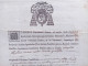 ARMOIRIES ARCHEVEQUE TEXTE LATIN 1718 A TRANSCRIRE AUTOGRAPHE - Historical Documents