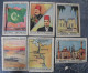 Lot 6 Images Chocolat Pupier. Album Afrique 1950. Egypte Farouk Fouad Le Caire Karnak Sphinx Nil Suez - Other & Unclassified