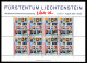 Liechtenstein Kleinbögen 1297-1298 Gestempelt Im Folder #HB358 - Other & Unclassified