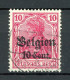 Dt. Bes. WK I LP Belgien 14 B Z A Postfrisch Geprüft #HU205 - Occupation 1914-18