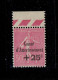 N°254 ** MNH - BORD DE FEUILLE - INFIMES ADHERENCES - TB CENTRAGE - 1903-60 Semeuse A Righe