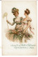 ILLUSTRATEUR  Non Signé  - ART NOUVEAU - SOUVENIR De La BELLE JARDINIERE - JEUNES FEMMES, FILET, PAPILLONS,FLEURS - Publicité