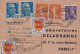 HAUTE GARONNE - TOULOUSE CX DAURADE - PETITE CARTE LABORATOIRE AVEC SUPERBE AFFRANCHISSEMENT MERCURE-GANDON-SEMEUSE-BLAS - Postal Rates