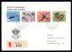 Liechtenstein 365-368 R-Brief, Ankunftsstempel Ersttagesbrief/FDC #HX029 - Sonstige & Ohne Zuordnung