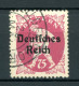 Deutsches Reich Plattenfehler 127 I Gestempelt Geprüft Infla #IA231 - Gebraucht
