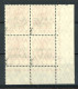 Dt. Bes. WK I DP In Polen, 4er Block 10 C Postfrisch Geprüft Hey #HU193 - Ocupación 1914 – 18