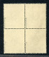 Deutsches Reich 4er Block 45 E Postfrisch Gepr. Zenker #IA251 - Unused Stamps